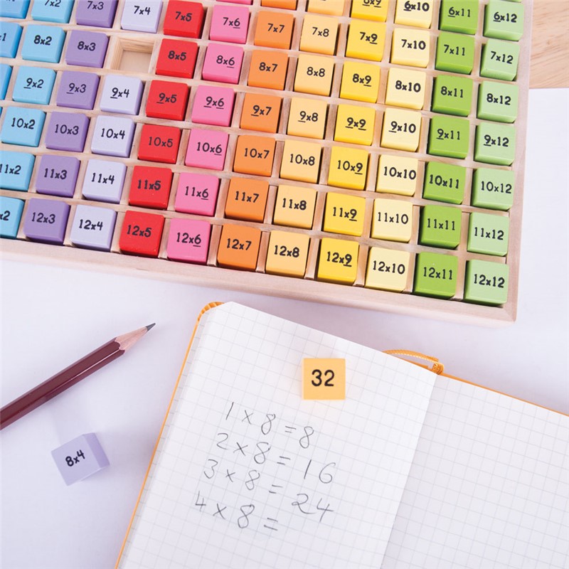 Tablero para aprender a multiplicar (en madera) - Imagen 3