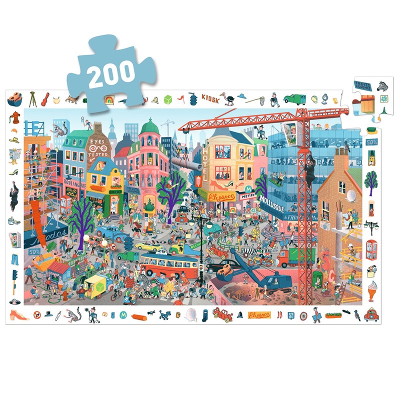 La Ciudad (200 piezas), Puzzle Observation