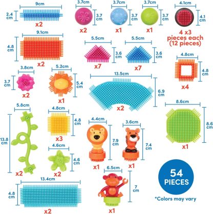 Bristle blocks selva tubo 54 piezas - Imagen 3