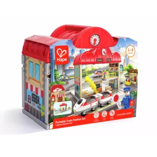 Set estación de tren portátil