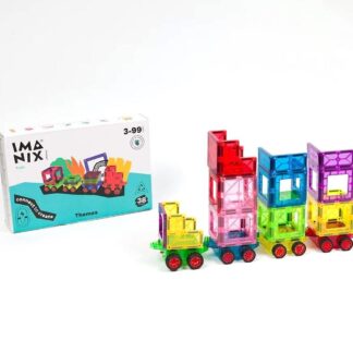 Imanix Set de Trenes 38 piezas
