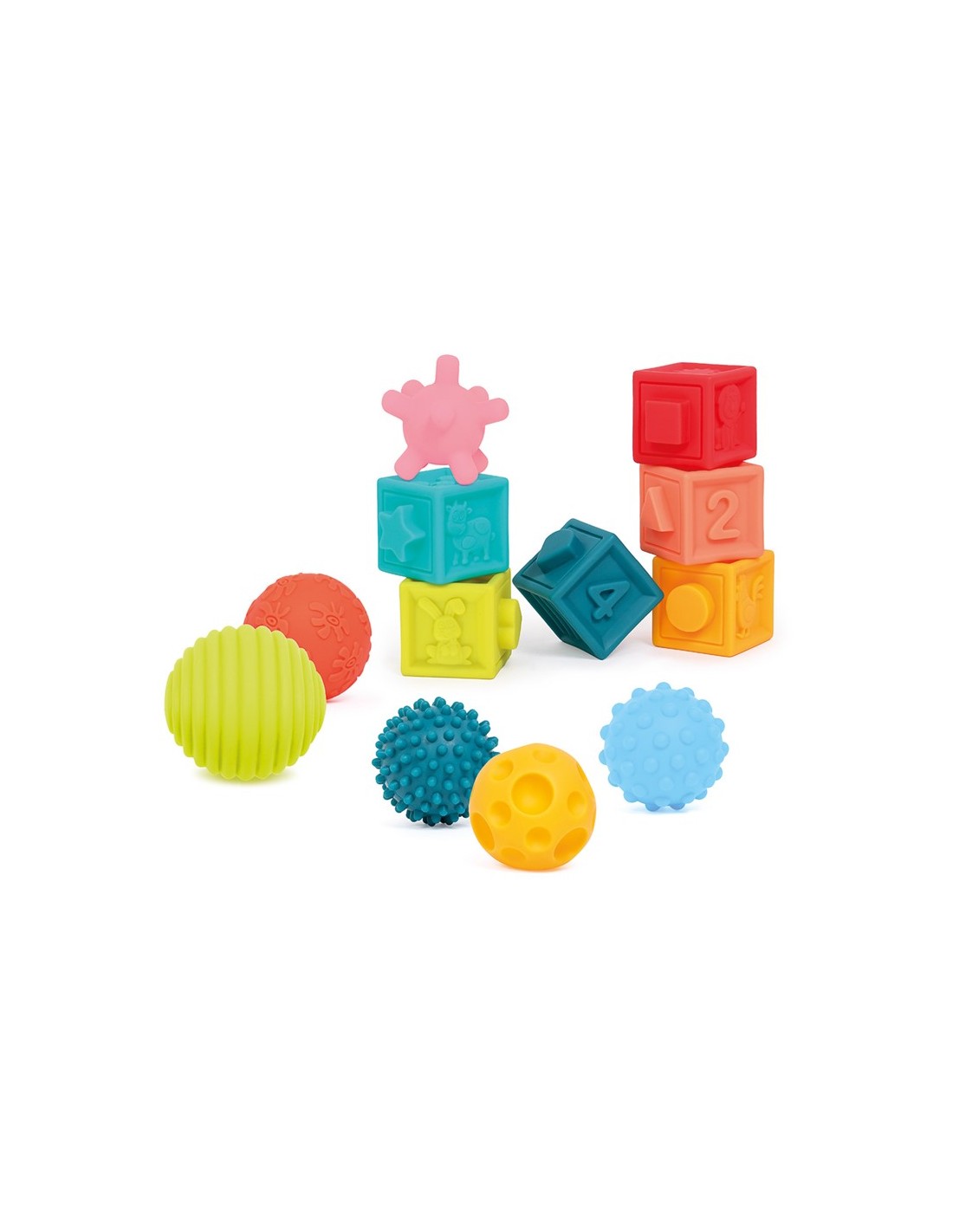 Conjunto de 6 bolas y 6 cubos - Imagen 2