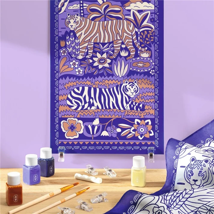 Atelier 10 - Pintura sobre seda (Violeta) - Imagen 3